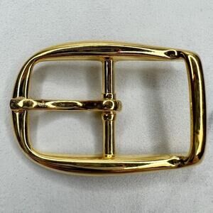 Vintage Gold Tone Simple Basic Belt Buckle for up to 1 Inch Belt